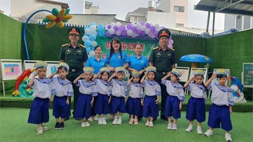 Trường mầm non hương sen kỷ niệm ngày 22/12 – tri ân anh bộ đội cụ hồ