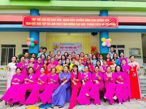 Kỉ niệm 114 năm ngày Quốc tế Phụ nữ (8/3/1910 - 8/3/2024) - Trường Mầm non Hương Sen