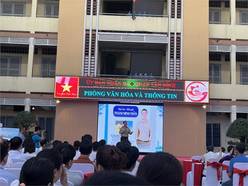 Ngày hội đọc sách , nói chuyện với chuyên đề   Đọc sách vì tương lai  Hưởng ứng ngày sách và văn hóa đọc sách Việt Nam năm 2024