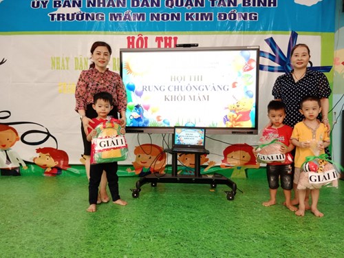 Hội thi   Rung chuông vàng  giáo dục an toàn giao thông cho trẻ mầm non với sự tham gia 

Cô và các bé Khối Mầm ( 3-4 tuổi)