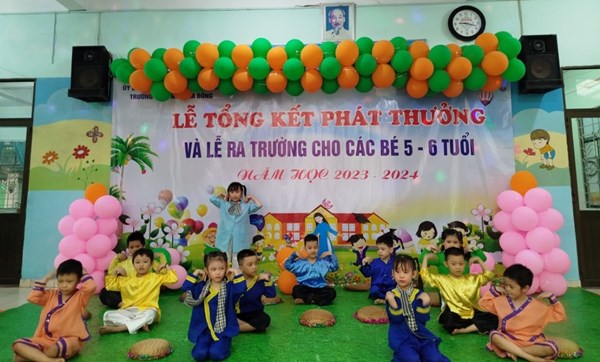 Lễ Tổng kết và phát thưởng học sinh đạt thành tích   Bé khỏe, Bé ngoan   năm học 2023-2024