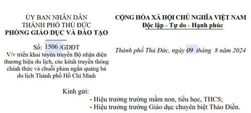 Triển khai tuyên truyền Bộ nhận diện thương hiệu du lịch, các kênh truyền thông chính thức và chuỗi phim ngắn quảng bá du lịch Thành phố Hồ Chí Minh