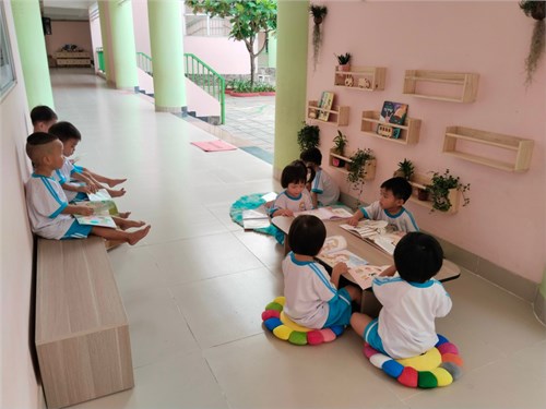 Công trình thư viện xanh của khối Mầm
