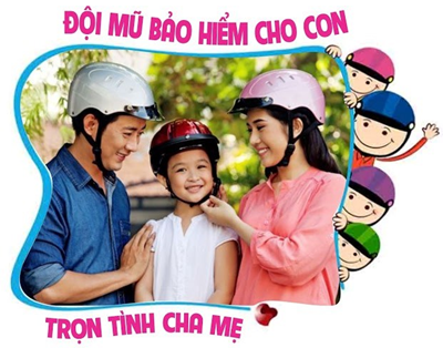 Bài tuyên truyền: hãy đội mũ bảo hiểm cho em