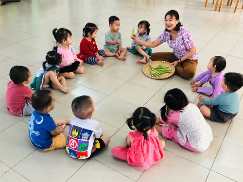Nhận biết tập nói: trái đậu bắp