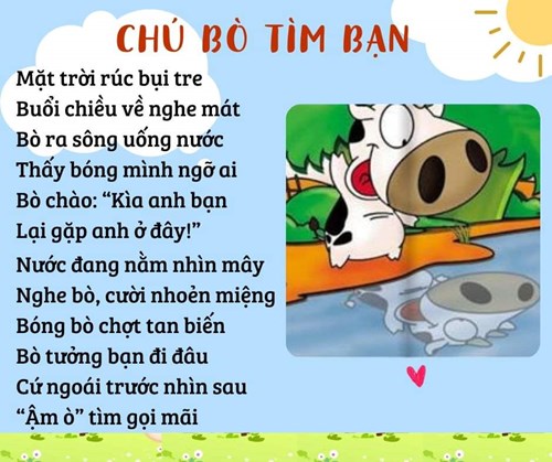 Thơ: chú bò tìm bạn