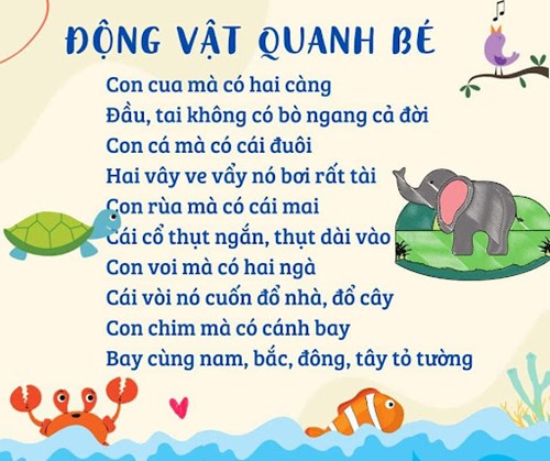 Động vật quanh bé