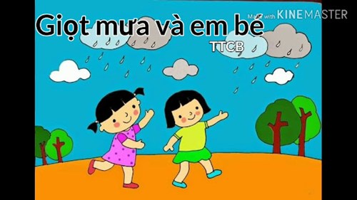 Hát cho bé nghe:  giọt mưa và em bé