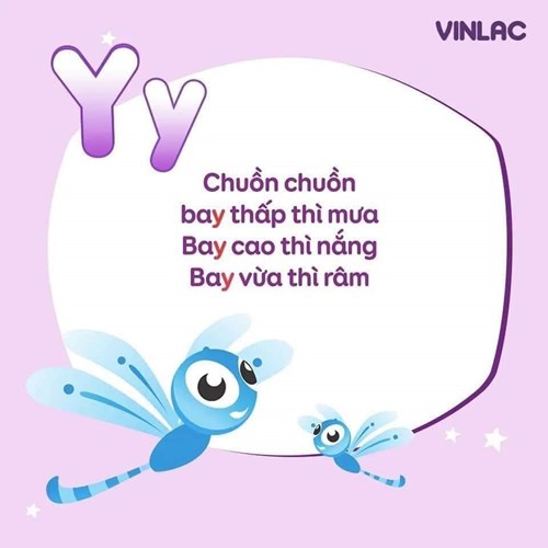 Bài thơ giúp trẻ dễ thuộc chữ cái y