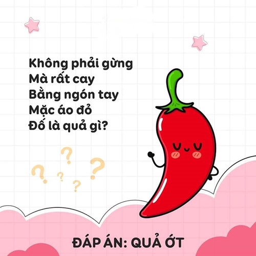 CÁC CÂU ĐỐ VUI GIÚP BÉ PHÁT TRIỂN IQ
Đố vui được sử dụng như một cách để rèn luyện kỹ năng tư duy, suy đoán cho trẻ. Thông qua những câu đố đơn giản dưới đây, mẹ có thể giúp con phát huy khả năng tưởng tượng, sáng tạo và kích thích trí thông minh ở bé. Các bé chắc hẳn cũng sẽ rất hào hứng khi được đi tìm câu trả lời. Mẹ lưu lại ngay nào!!!