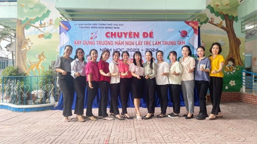 Chuyên đề “xây dựng trường mầm non lấy trẻ làm trung tâm” năm học 2023-2024