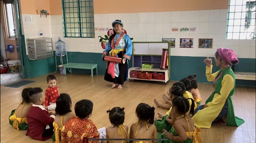 Trường mầm non minh đức tổ chức hoạt động giáo dục âm nhạc theo tiếp cận đa văn hóa