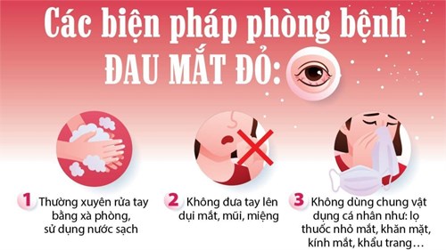Phòng bệnh đau mắt đỏ