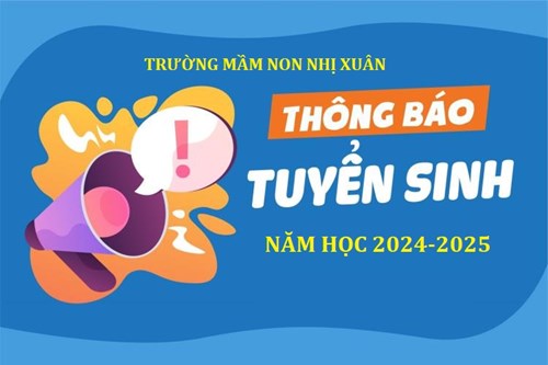 Tuyển sinh năm học 2024-2025