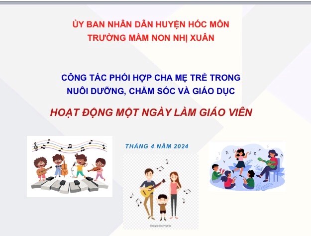 Công tác phối hợp cùng với Cha mẹ học sinh trong nuôi dưỡng, chăm sóc và giáo dục trẻ.