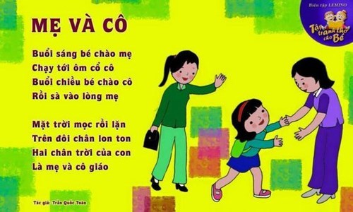 Bài thơ   Mẹ và cô 