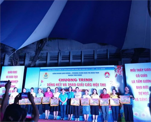 Trường mầm non Phú Hòa đạt giải Khuyến khích hội thi  Nấu và trang trí bàn tiệc  với Chủ đề  Món ngon yêu thương”