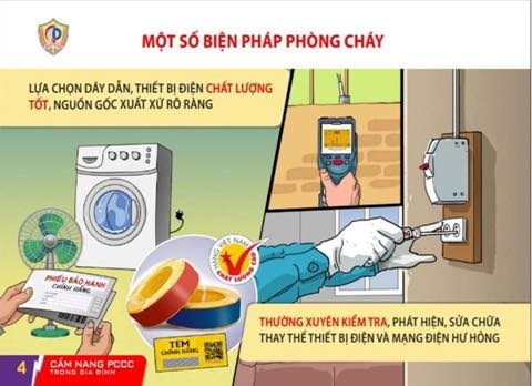 Một số cách thức phòng cháy, chữa cháy và cứu nạn cứu hộ trong dịp Tết Nguyên đán 2024