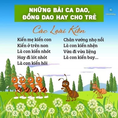 Đồng dao:  Các loài kiến 