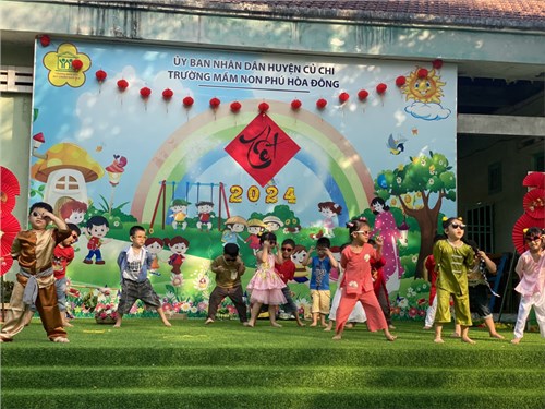 Trường MN Phú Hòa Đông - Lễ hội vui Xuân 2024