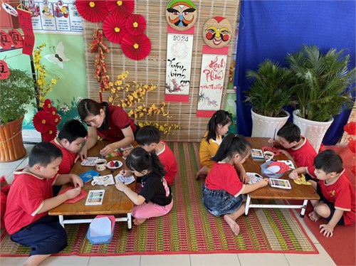 Trường MN Phú Hòa Đông - Bé vui xuân