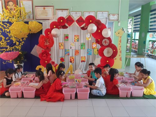 Trường MN Phú Hòa Đông - Bé vui xuân