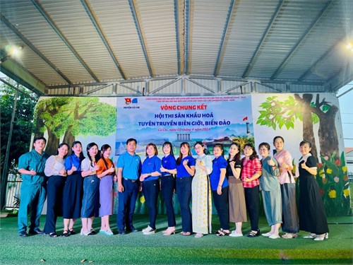 Trường MN Phú Hòa Đông - Tham gia vòng chung kết hội thi  Sân khấu hóa  tuyên truyền vô cùng ý nghĩa về chủ quyền biên giới biển đảo Việt Nam