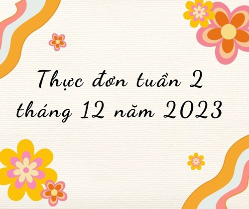 Tuần 2 tháng 12