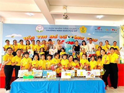 🎨 hội thi  bé vẽ sáng tạo cùng bitex - sân chơi nghệ thuật đầy cảm hứng! 🌟