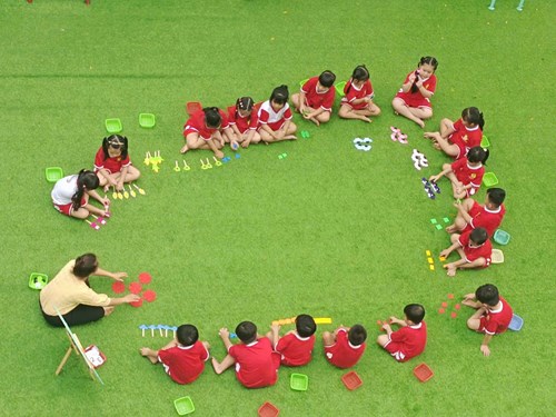 Đề tài: Tách nhóm trong phạm vi 5, lớp lá 3