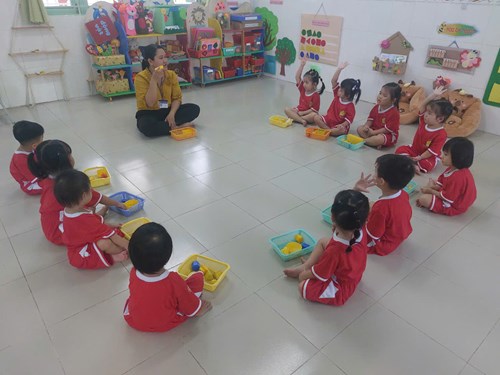 Hoạt động phát triển nhận thức
Đề tài: Nhận biết màu vàng
Thứ sáu ngày 15/11/2024
Giáo viên: Trần Thị Trúc Linh