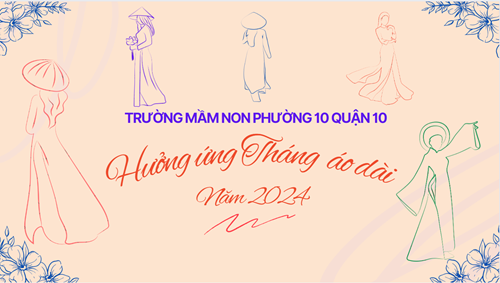Hưởng ứng Tháng áo dài năm 2024