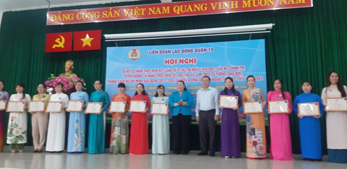 Hội nghị sơ kêt 03 năm thực hiện kết luận số 01-KL/TW ngày 18/5/2021 của bộ chính trị - Tuyên dương cá nhân thực hiện tốt học tập và làm theo tư tưởng, đạo đức, phong cách Hồ Chí Minh giai đoạn 2021 - 2024 và biểu dương gương  Người tốt việc tốt  năm 2024