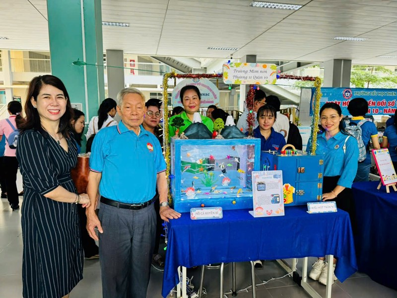 Trường Mầm non Phường 11 tham gia Ngày Hội Chuyển đổi số