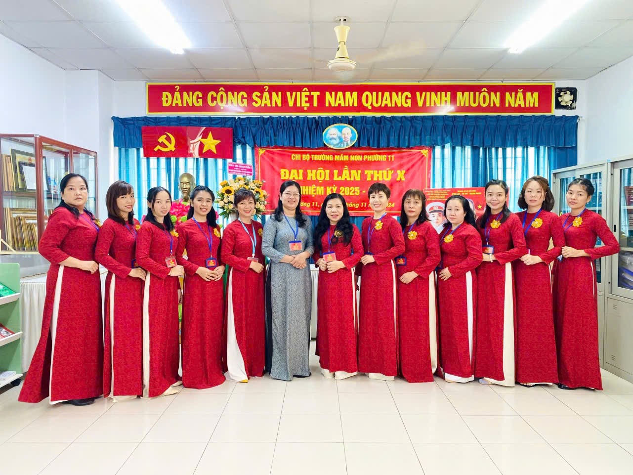 Đại hội chi bộ trường mầm non phường 11 lần thứ x, nhiệm kì 2025 - 2027