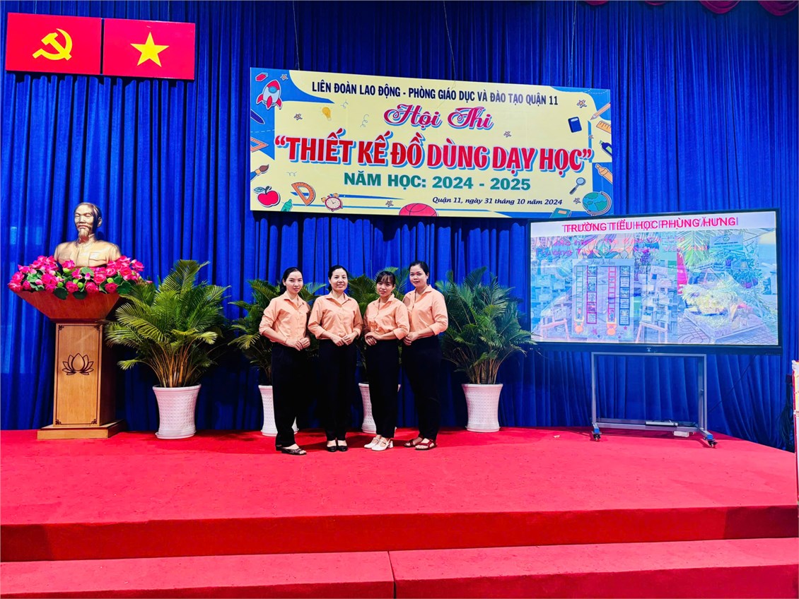 Tham gia hội thi  thiết kế đồ dùng dạy học  năm học 2024 - 2025