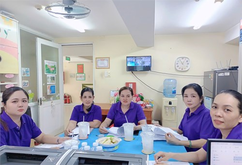 Chi bộ Trường Mầm non Phường 12 đã tổ chức kiểm điểm, đánh giá, xếp loại, chất lượng tổ chức đảng, đảng viên năm 2024
