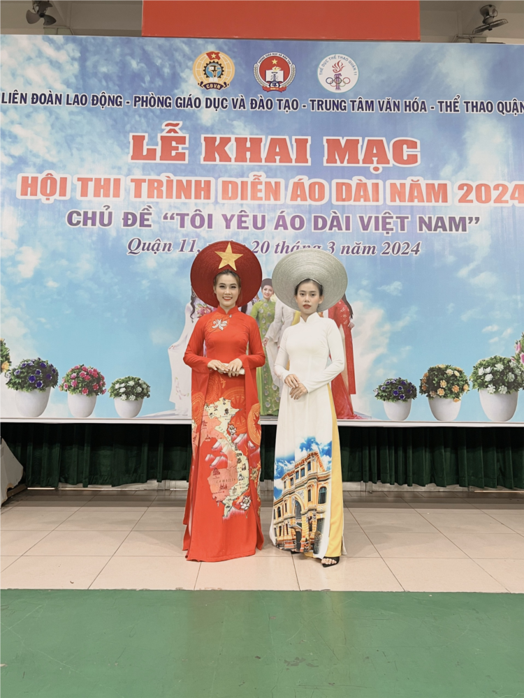 Hội thi- Hội thi trình diễn áo dài năm 2024 Chủ đề  Tôi yêu áo dài Việt Nam 