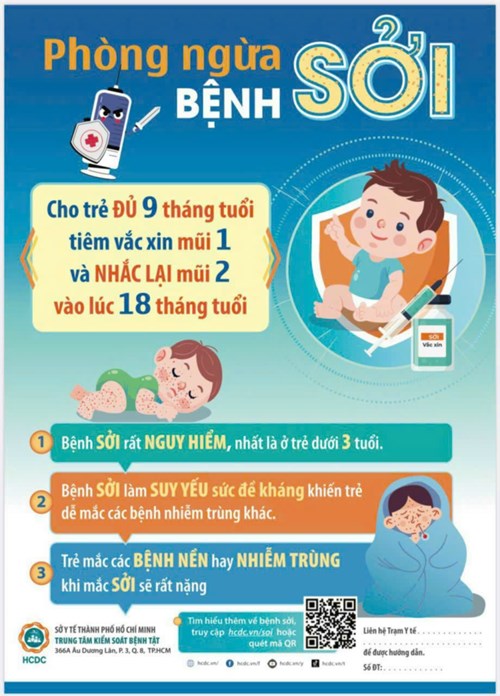 Phòng, chống bệnh Sởi