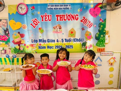 Ngôi trường Mầm Non Phường 13