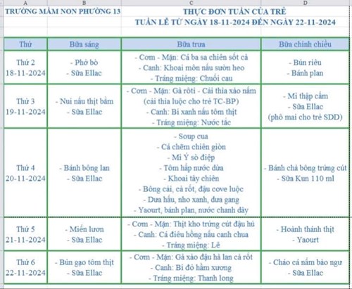 Tuần lễ từ ngày 18-11-2024 đến ngày 22-11-2024