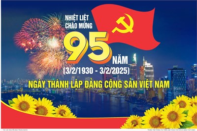 Kỷ niệm 95 năm ngày Thành lập Đảng Cộng sản Việt Nam