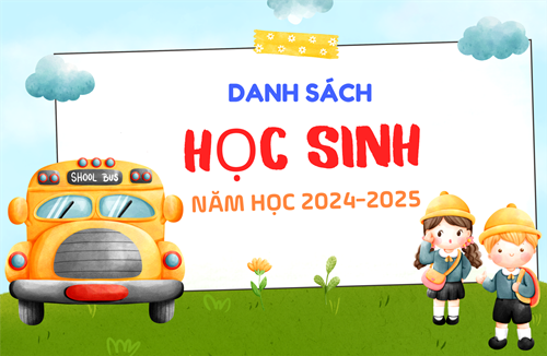 Danh sách học sinh trúng tuyền năm học 2024-2025