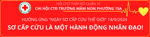 🏥hưởng ứng  ngày sơ cấp cứu thế giới  14/9/2024 ♥️♥️♥️
chủ đề: sơ cấp cứu và thể thao