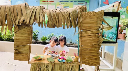 Giờ học của các bé ... thật là vui