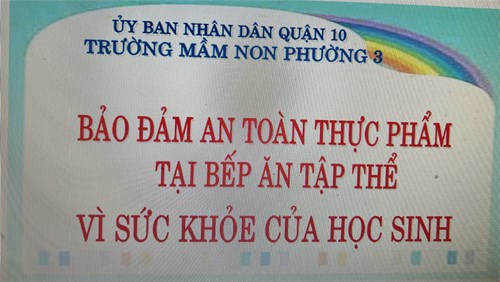 Bảo đảm an toàn thực phẩm tại bếp ăn tập thể vì sức khỏe của học sinh.