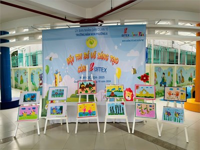 Tổ chức Hội thi  Bé vẽ sáng tạo cùng Bitex  năm học 2024 - 2025.