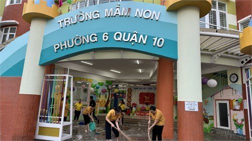 Thực hiện công tác vệ sinh phục vụ Tết nguyên đán Giáp Thìn năm 2024 và kỷ niệm 94 năm ngày thành lập Đảng cộng sản Việt Nam (03/02/1930-03/02/2024)