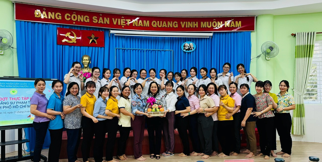 Tổ chức Tổng kết đợt thực tập Khóa 34 Trường Cao đẳng sư phạm Trung ương Thành phố Hồ Chí Minh