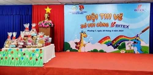 Hội thi vẽ  Bé vui cùng Bitex  năm học 2023-2024